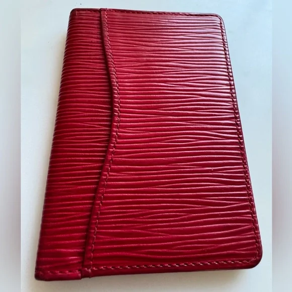 LOUIS VUITTON Epi Red Business Card Holder Card Case - Picture 3 of 9